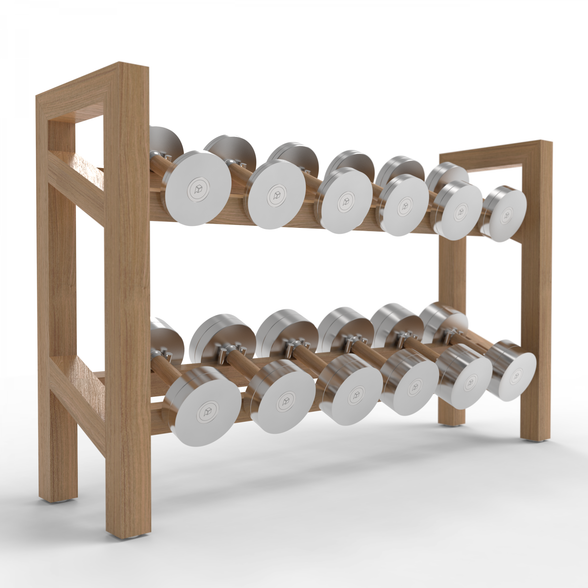 Horizontal Dumbbell Rack Paragon Studio