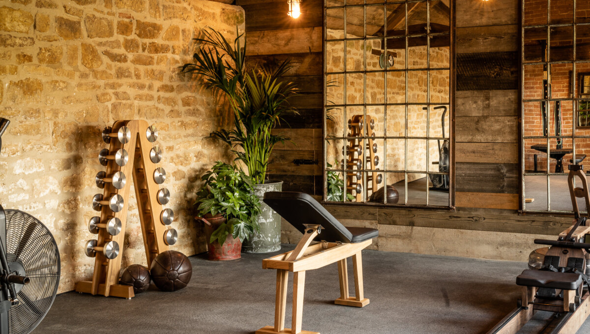 On set in a 200 year old gym conversion