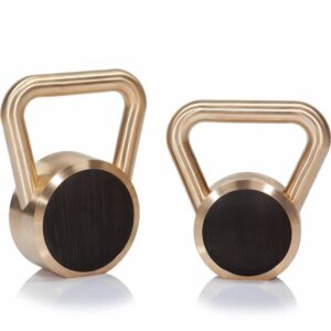 gold kettlebells