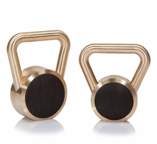 gold kettlebells