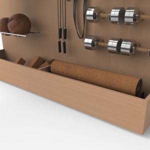 gym accessory storage