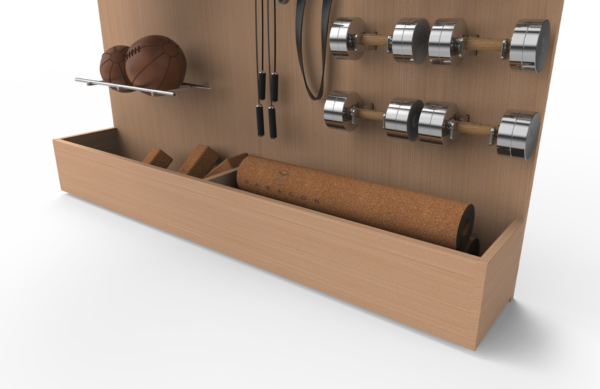 gym accessory storage