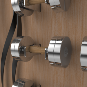 gym storage wall