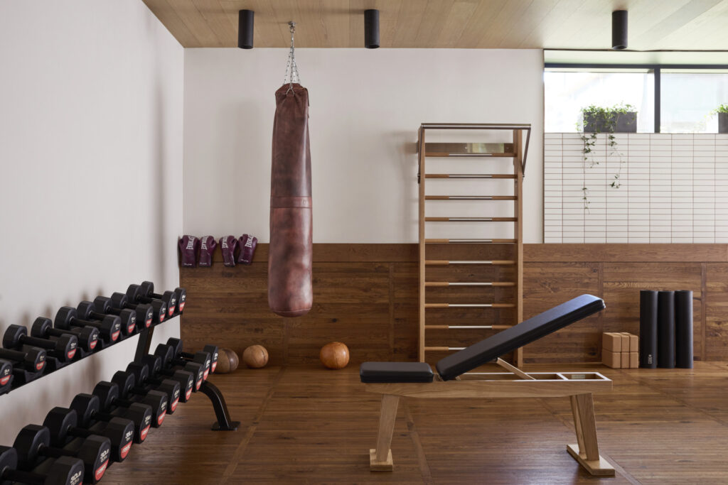 luxury hotel gym