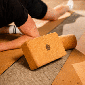 Luxury Cork Yoga Kit - mat, block, roller
