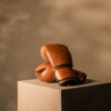 retro leather boxing gloves