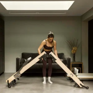 FOLD Reformer Pilates bed folded