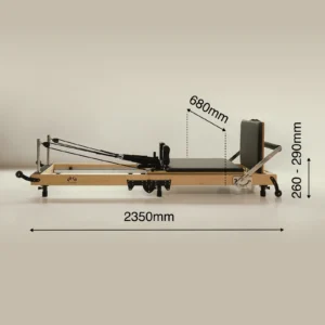 FOLD Reformer Pilates bed dimensions unfolded