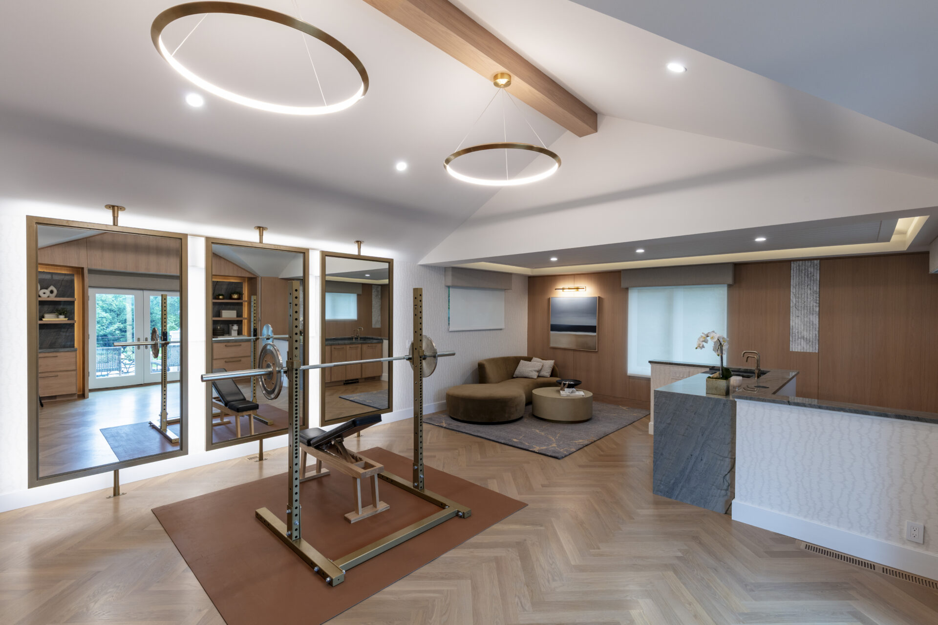 luxury residential gym