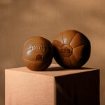 leather medicine ball