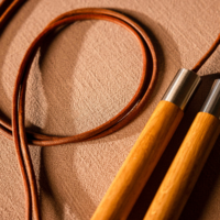Luxury Skipping Rope - Oak
